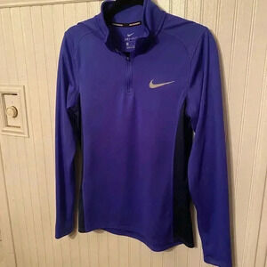Nike running Dri fit quarter zip top
